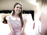 Jill Kassidy And Aubrey Sinclair Pleasuring Older Man In Bed