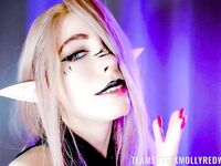 Cute Elf Babe Sucks Long Prick Before Getting Laid photos (Molly Redwolf)