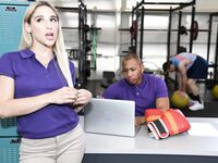 Abella Danger Pleasures Handsome Black Dude In The Locker Room