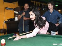 Emily Willis Sucks 2 Hard Dicks And Gets Fucked In Both Holes