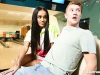 Long-haired Ebony Julie Kay Gets Deeply Fucked