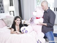 Inked Hottie Indica Flowers Pleasures Bald-headed Dude In Bed