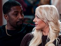 Kenna James Sucks Big Black Cock And Gets Screwed On The Couch