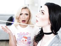 Nice Bondage Lesbian Threesome With Celestina Blooms, Olive Glass And Mia Molotov