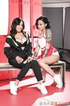 Asian Nymps Kaylani Lei And Honey Gold Fucking In The Locker Room