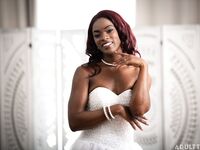 Petite Black Bride Ana Foxxx Gets Fucked In Standing Position After Receiving Oral