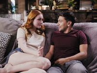 Pretty Redhead Girl Scarlet Skies Seduced Her Stepbrother