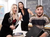 Kenzie Taylor And Katrina Colt Get Properly Fucked In The Classroom