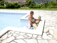 Hot Blondie Cherry Kiss Gets Fucked With Her Swimsuit On