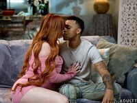 Lauren Phillips Pleasures Young Black Dude In Living Room