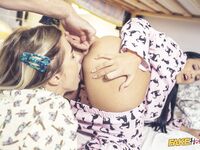 Gorgeous Ladies Jennifer Mendez And Madison McQueen Get Fucked In Turn