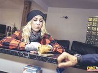 All-natural Blondie Named Amaris Gets Eaten Out And Screwed By Her Long-haired Lover