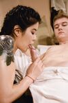 Pigtailed Asian Minx Akasha Coliun Gets Her Exotic Pussy Licked Before Fucking