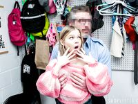 Naughty Blonde Teen Coco Lovelock Gets Banged By Cocky Security Officer