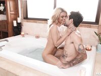 Destiny Cruz Pleasures Her Tattooed Boyfriend All Over The House