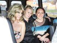 Three Insatiable Mature Ladies Getting Fucked In The Car photos (Lady Masha, Linda G, Yola)