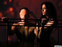 Dark-haired Nympho Gets Eaten Out And Fucked By Her Tattooed Boyfriend photos (Anna De Ville)