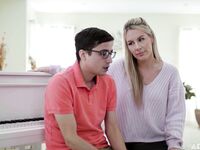 Insatiable MILF Bunny Madison Fucks Nerdy Dude In The Living Room