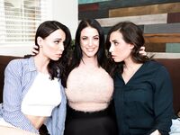 Angela White, Casey Calvert And Aidra Fox Licking With Vigorous Energy