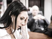 Angela White Sits Her Shaved Pussy Down On A Hard Cock