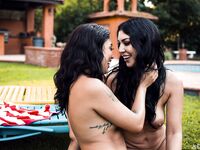 Queenie Sateen Shares Rock Hard Cock With Her Best Friend photos (Vanessa Sky)