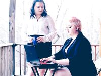 Chubby Lesbians Princess Dandy And April Raine Enjoying Each Other's Company