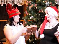 Chubby Lesbians Princess Dandy And April Raine Enjoying Each Other's Company