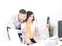 Monica Brown Takes One Firm Cock In Her Pussy And One In The Ass