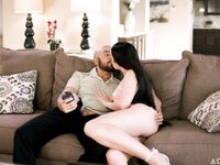 Alex Coal Pleases Bearded Dude In The Living Room