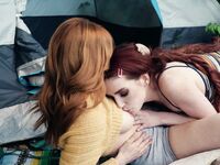 Lacy Lennon And Aria Carson Licking With Vigorous Energy