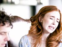 Beautiful Redhead Babe With Small Cans Pleases Robby In Bed photos (Madi Collins)