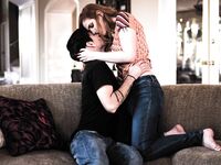 Redhead Nymph Scarlett Mae Gets Boned In The Living Room