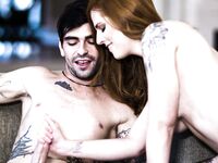 Redhead Nymph Scarlett Mae Gets Boned In The Living Room