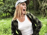 Blonde Tomboy Ana Rose Gets Boned Outdoors
