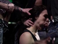 Hannah Vivienne Sucks Two Hard Dicks And Gets Fucked Hard