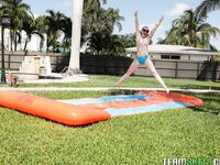 Redhead Nymph Amber Addis Gets Pleasantly Fucked Outdoors