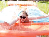 Redhead Nymph Amber Addis Gets Pleasantly Fucked Outdoors