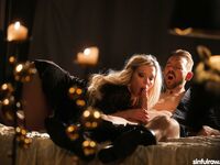 Blonde Slut Barbie Sins Gets Her Eager Cunt Hammered