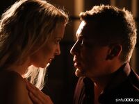 Amber Jayne Sucks Firm Cock And Takes It Deep In Her Shaved Pussy