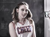 Pigtailed Schoolgirl With Glasses Gets Boned In The Classroom photos (Lily Larimar)