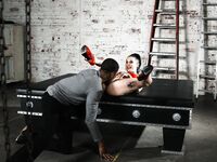 Tattooed Pornstar With Natural Tits Rides BBC With Her Asshole photos (Joanna Angel)