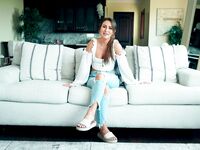 Paige Owens And Vanessa Sky Playing Lesbian Games In The Living Room