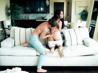 Paige Owens And Vanessa Sky Playing Lesbian Games In The Living Room