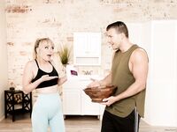 Cute Masseuse With Small Tits Can't Get Enough Of Codey's Cock photos (Lilly Bell)