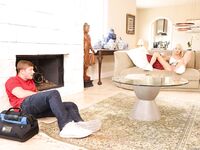 Chloe Temple Gets Eaten Out And Screwed On The Couch