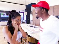 Kira Noir Takes Massive Cock Deep In Her Trimmed Pussy