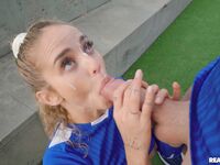 Petite Football Babe With Small Cans Gets Screwed Outdoors photos (Geisha Kyd)