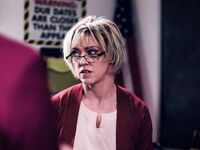 Short-haired Teacher With Glasses Gets Fucked Hard By Her Students photos (Dee Williams)
