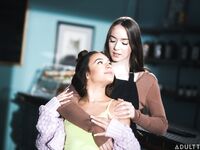 Hazel Moore And Aria Valencia Pleasuring Each Other On The Floor