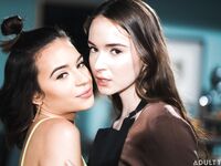 Hazel Moore And Aria Valencia Pleasuring Each Other On The Floor